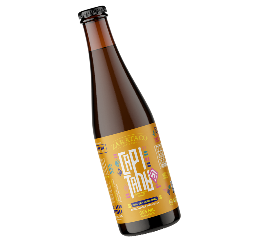 [PT-CZALA0012] Capitana Lager Cerveza Botella 355ml